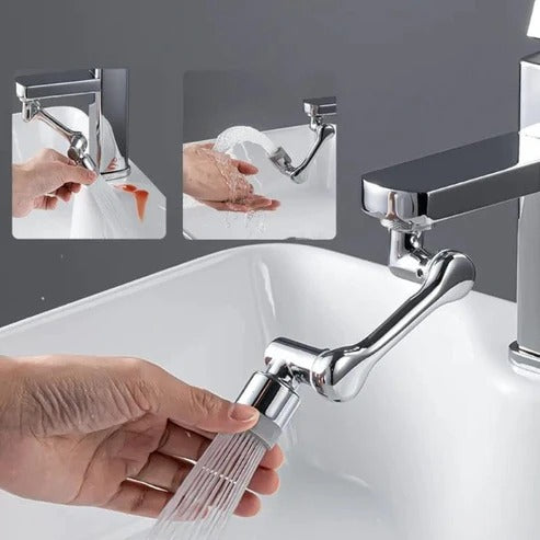 1080°rotatable Faucet Aerator Bathroom Washbasin Tap Splash Filter Kitchen Faucet Extend Faucet Water Saving Bubbler Nozzl
