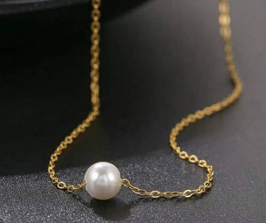 Modern Pearl Stone Pendant