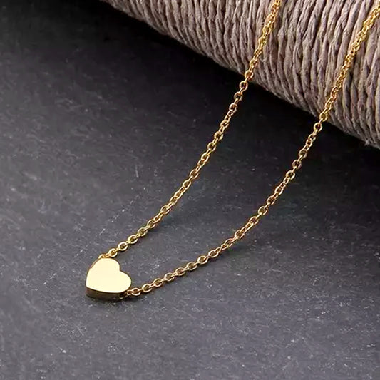 Mini Heart Shaped Pendant (Gold Plated)